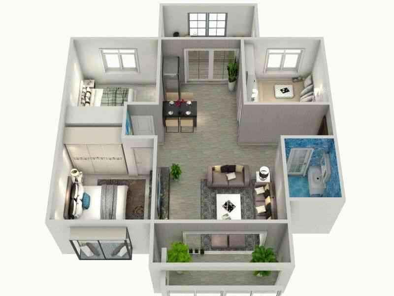 东方名都改动后户型图