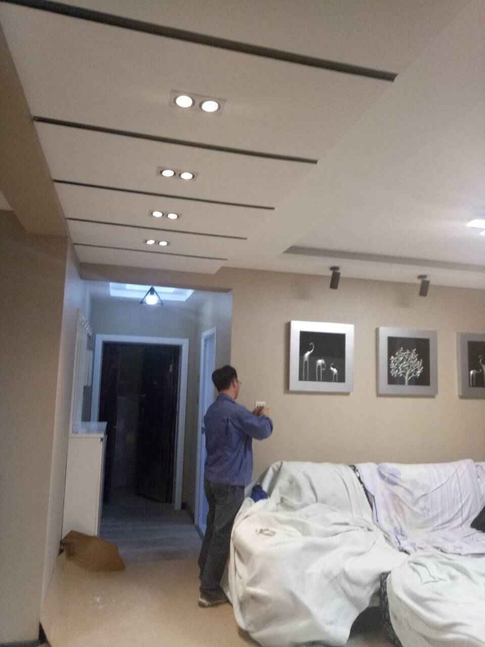 走道与客厅实际效果