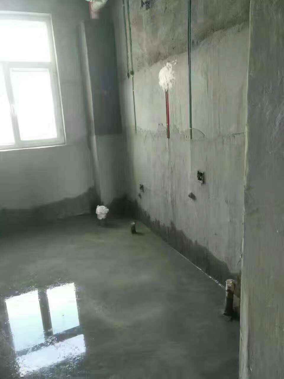 防水完成检验防水效果