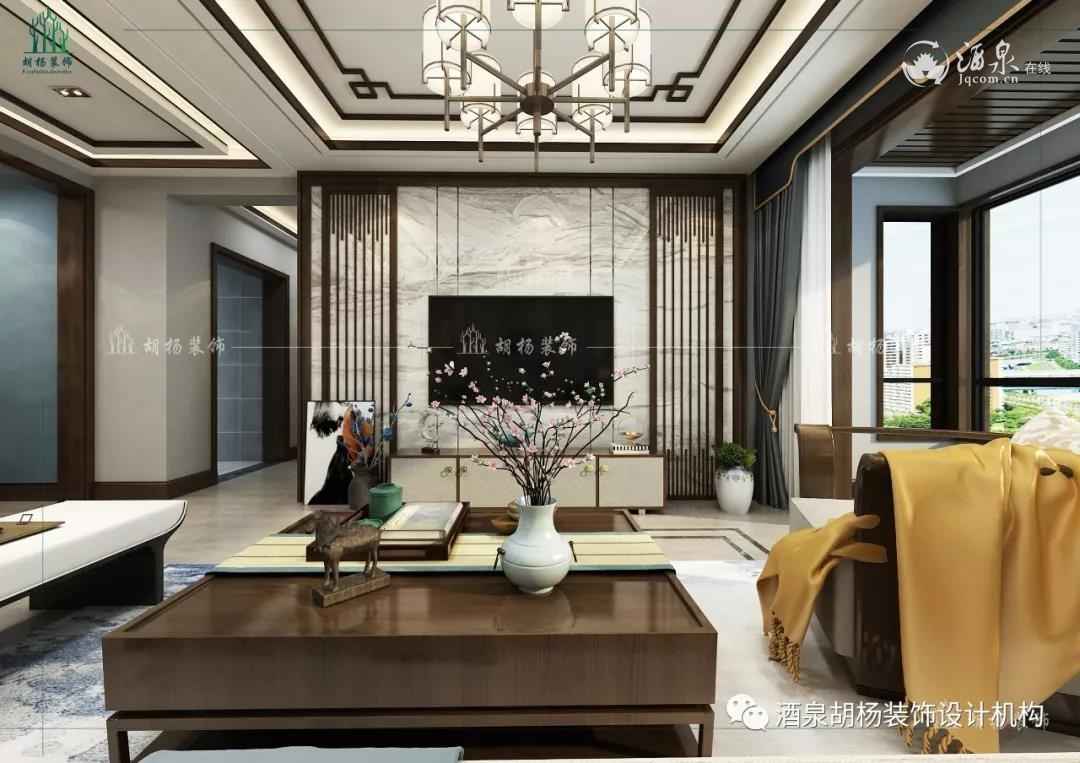 新中式 风格装修主要以我国传统文化为背景，打造出充满中国浪漫的家居生活氛围，我们可在家中摆放些青花瓷  ...