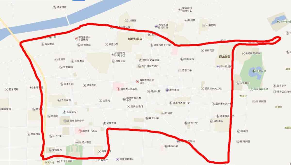 市区外环路公交线路推荐